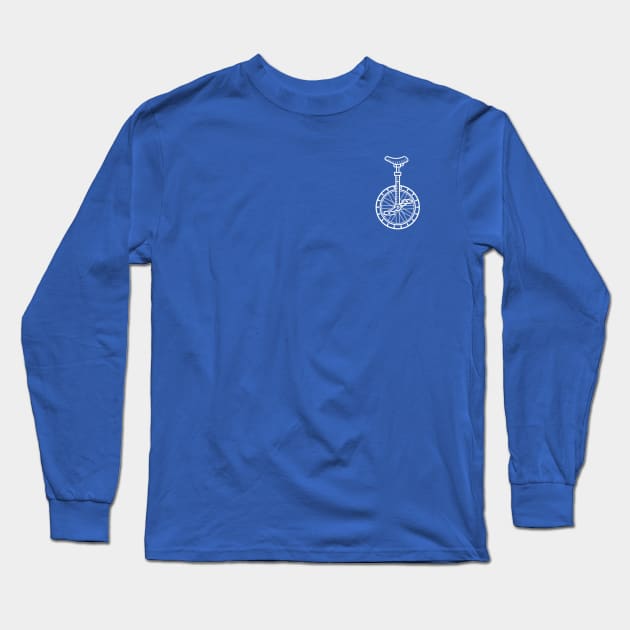 Unicycle Long Sleeve T-Shirt by Chris Coolski